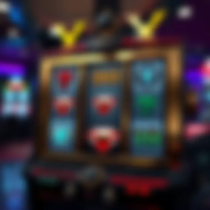 Graphical representation of payout structures in the Black Diamond Slot