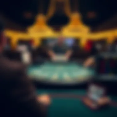 An online blackjack gaming platform interface screenshot