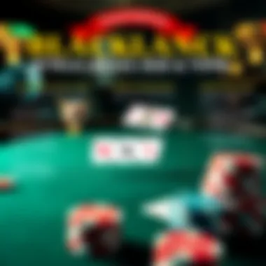 A detailed infographic showcasing blackjack strategies and tips