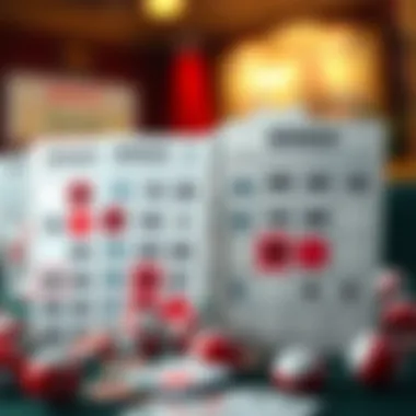 Winning Patterns in Blackout Bingo Bingo cards with winning patterns highlighted