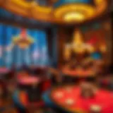 A luxurious view of the Borgata Poker Room showcasing its ambiance