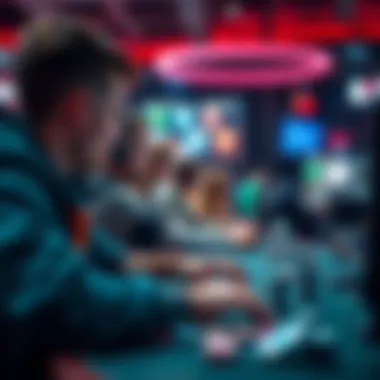 Visual representation of community support in online betting