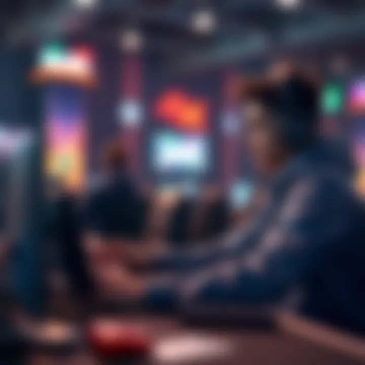 Illustration of enhanced gaming experience through communication tools