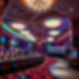 Elegant casino interior showcasing vibrant gaming atmosphere