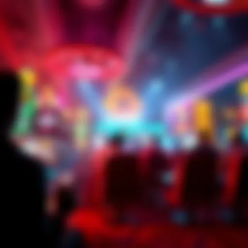 Dynamic online casino environment showcasing jackpot excitement