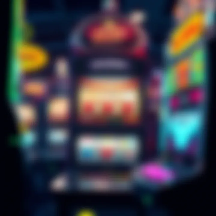 Illustration of gaming strategies for maximizing slot machine potential