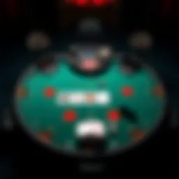 An intricate layout of a Double Joker Poker table showcasing its unique features