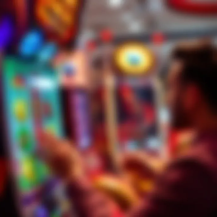 Player engaging with the Dragon Egg slot game