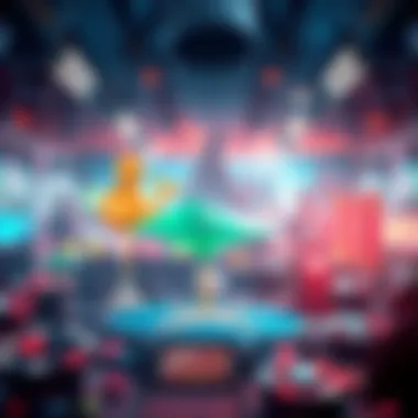 A digital landscape representing the technological advancements in gaming.