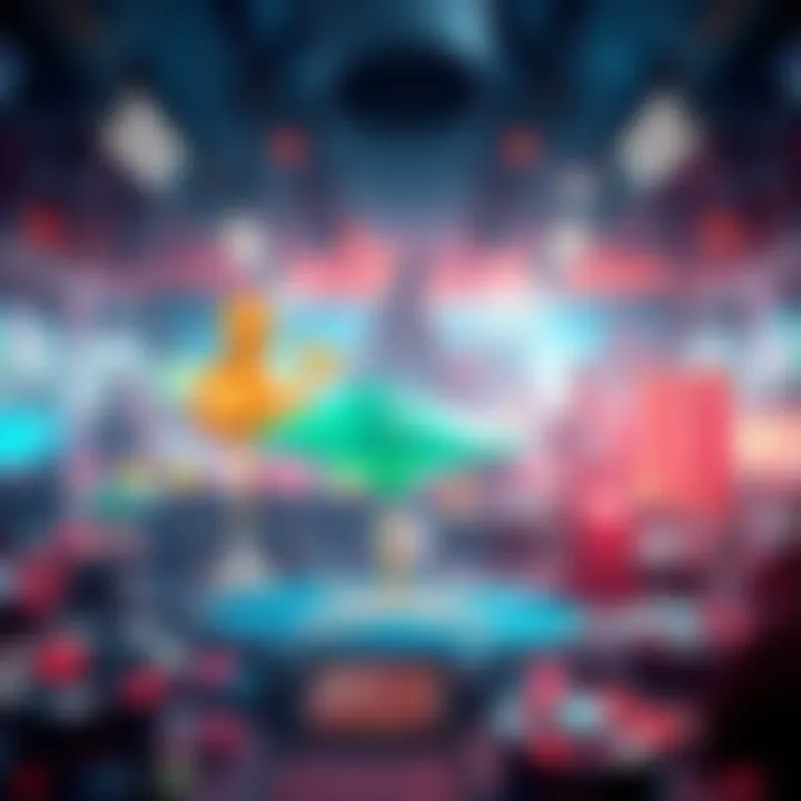 A digital landscape representing the technological advancements in gaming.