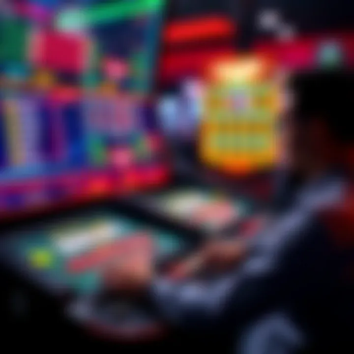 Player engaged in a virtual craps game interface