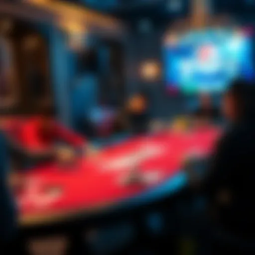 Dynamic poker table with chat feature