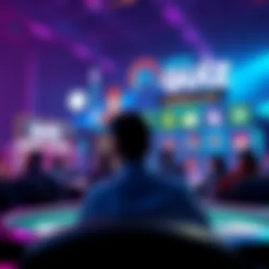 Image showcasing popular online quiz platforms with user engagement