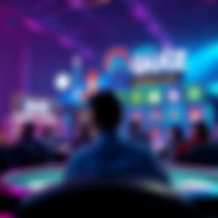 Image showcasing popular online quiz platforms with user engagement