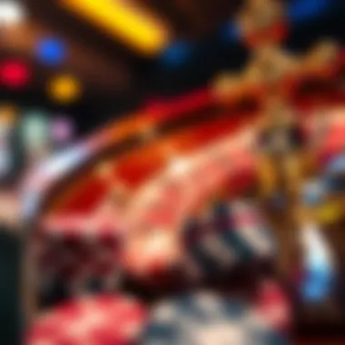 Excitement and Strategy in Quick Spin Roulette An artistic depiction of roulette chips and a wheel, symbolizing the excitement and strategy involved in online gambling.