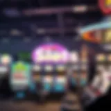 Vibrant digital slot machines showcasing various themes