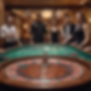 Digital Roulette Experience A virtual roulette table displayed on a screen