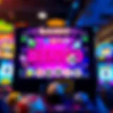 An engaging visual of an online bingo game interface showcasing vibrant graphics