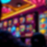 A vibrant online casino interface showcasing various free video slot games.