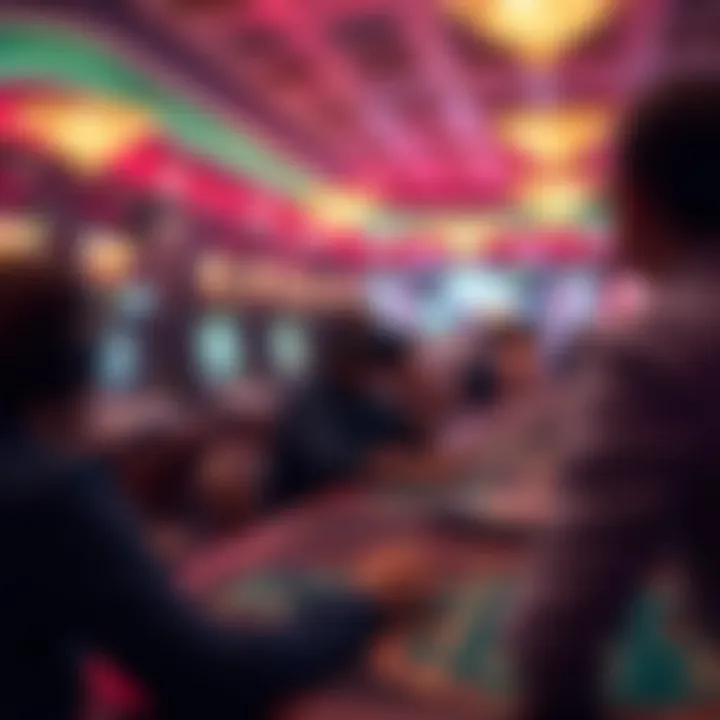 Interactive technology in gaming, illustrating the blend of virtual reality and traditional casino games