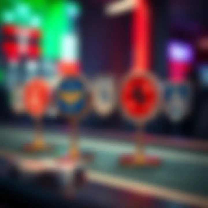 Regulatory symbols representing safe betting practices