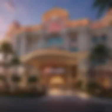 Stunning Architecture of Harrah's Casino Exterior view of Harrah's Casino Rincon showcasing its vibrant architecture