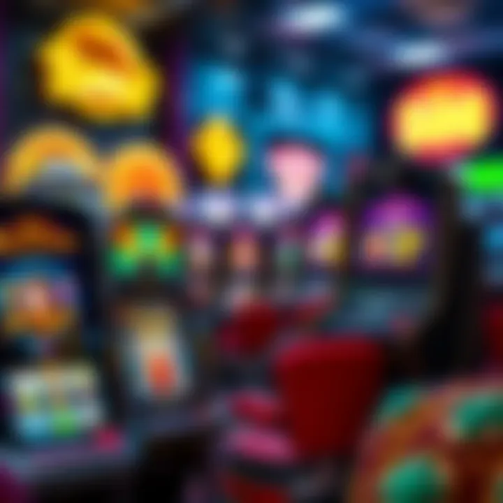 A collection of popular slot game icons showcasing various themes