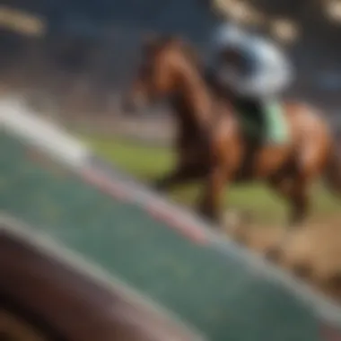 Betting Slip for Horse Racing A betting slip filled out for a horse race