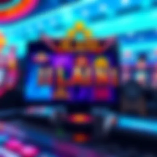 Colorful display of Ilani online slot game interface