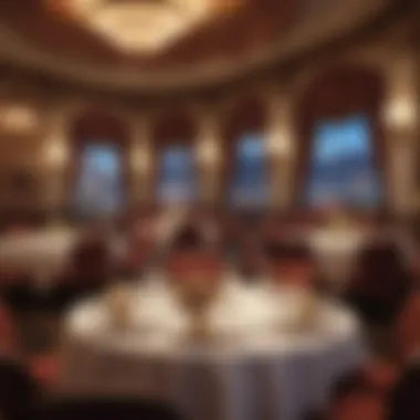 Gourmet Dining Experience at MGM Monte Carlo Elegant dining setting within MGM Monte Carlo offering gourmet experiences