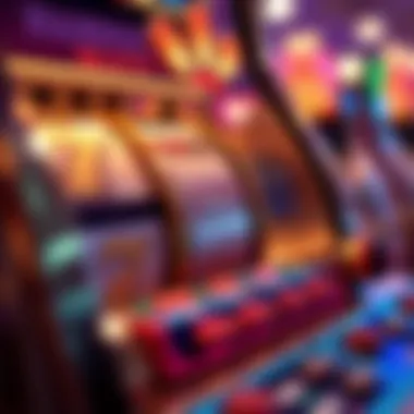 Detailed view of the game mechanics and symbols used in jackpot slots