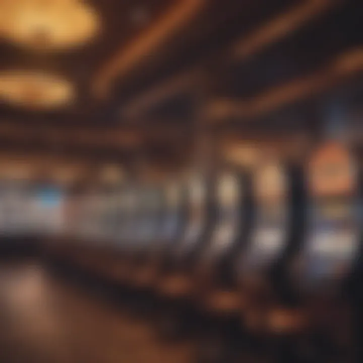 Interior setting of Kickapoo Casino filled with gaming machines