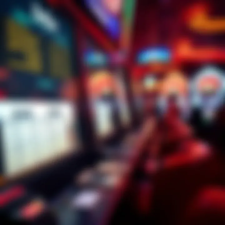 Betting slips and odds displayed at the Isle Casino betting window.