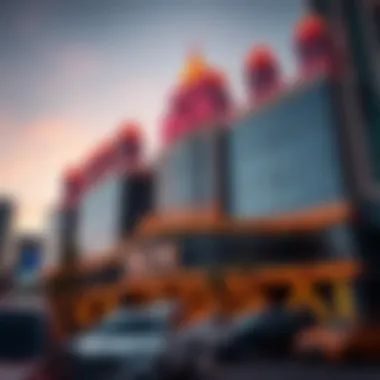 Exterior view of MGM Casino showcasing its architectural beauty