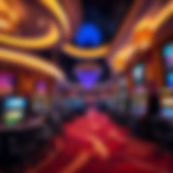 Luxurious Gaming Area at MGM Casino Interior design of a luxurious gaming area at MGM casino