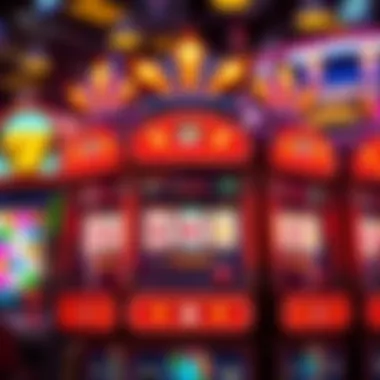Innovative Slot Machine Designs Vibrant casino slot machine display