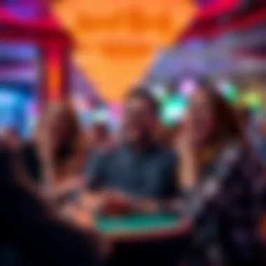 Enthusiastic players enjoying their time at Hard Rock Casino