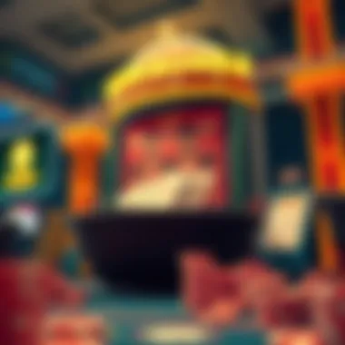 Illustration showcasing no deposit casino bonuses