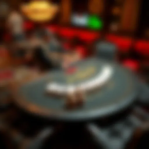 Overview of Omaha Hi-Lo Poker table setup