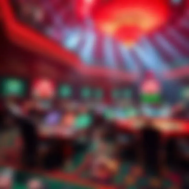 The Online Gambling Arena Visual depiction of online gambling landscape