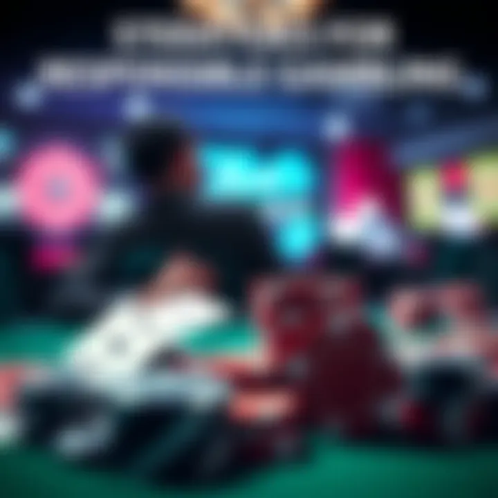 A conceptual image representing responsible gambling strategies