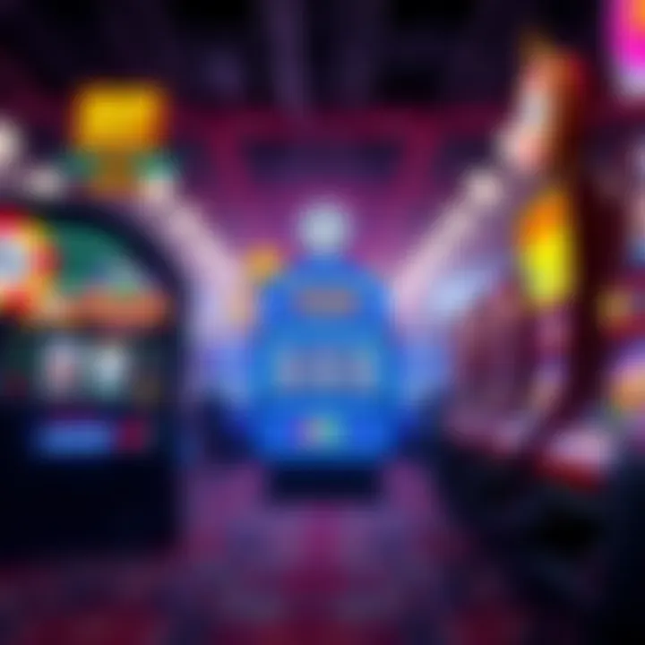 Diversity in Online Pokies Illustration showcasing different types of online pokies