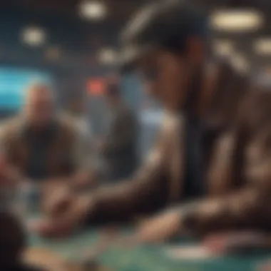 Psychological Factors in Betting Decisions An artistic depiction of the psychological aspects influencing gamblers.