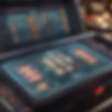 Understanding Video Poker Game Interfaces Illustration of a video poker game interface