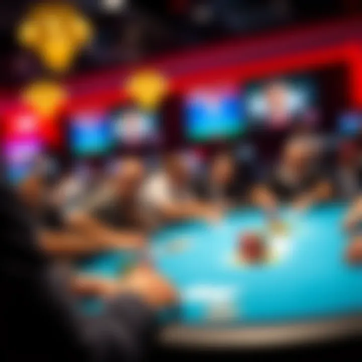 Twitter feed showcasing live poker events