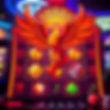 Vibrant display of the Phoenix Slot Machine interface showcasing reels and symbols