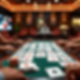 A strategic layout of cards in a Ply Rummy game