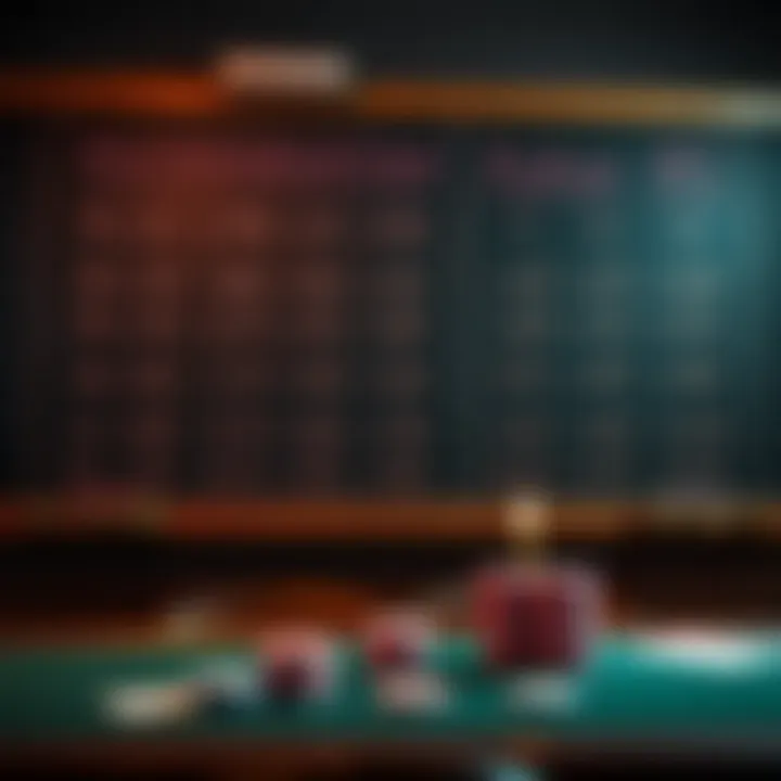 Understanding Probabilities in Poker Mathematical probabilities displayed on a chalkboard