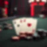 A pair of aces on a poker table