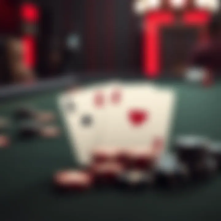 The Strength of Pocket Rockets A pair of aces on a poker table